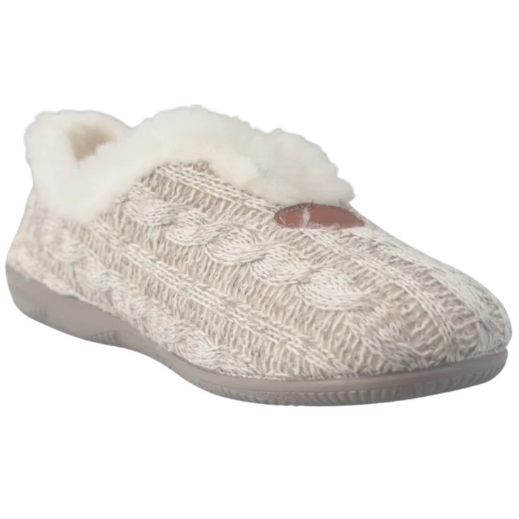 MUJER ZAPATILLAS DE ESTAR POR CASA 24306 IRACHE BEIG