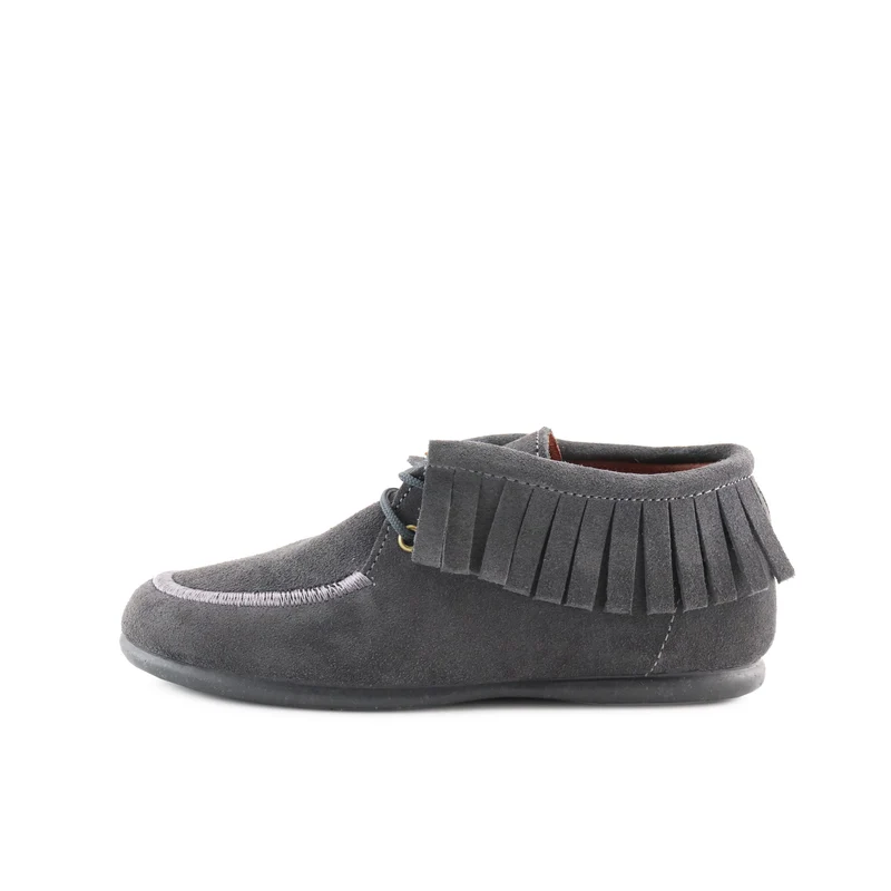Bota serraje gris FLECOS Pepa & Cris