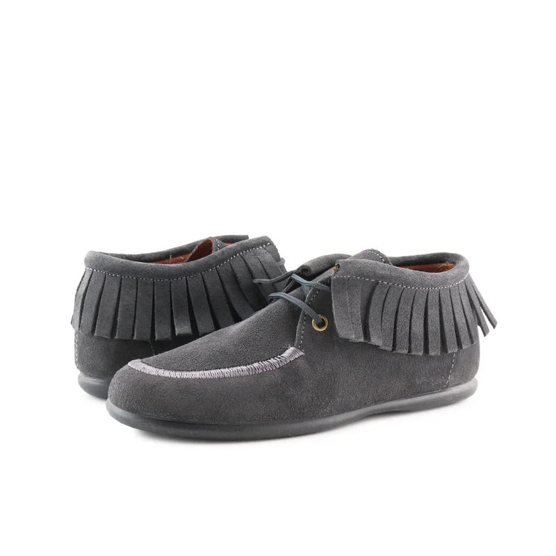 Bota serraje gris FLECOS Pepa & Cris