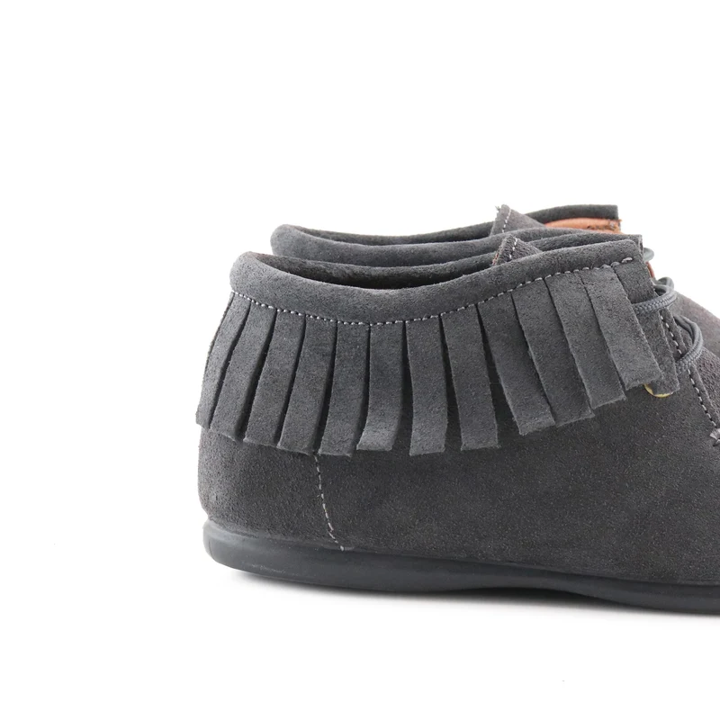 Bota serraje gris FLECOS Pepa & Cris