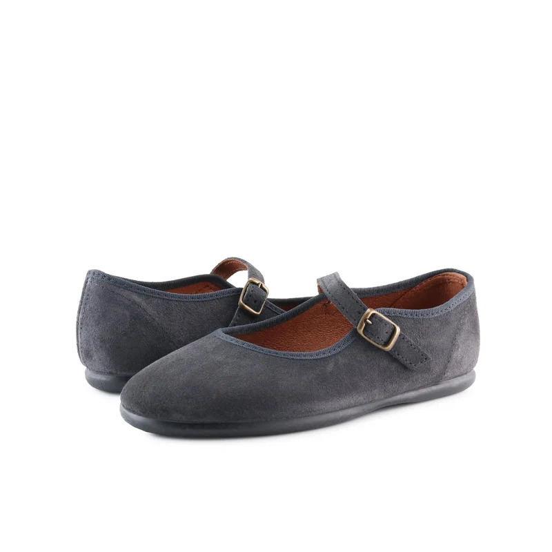 Mercedita serraje gris 9030RIB Pepa & Cris