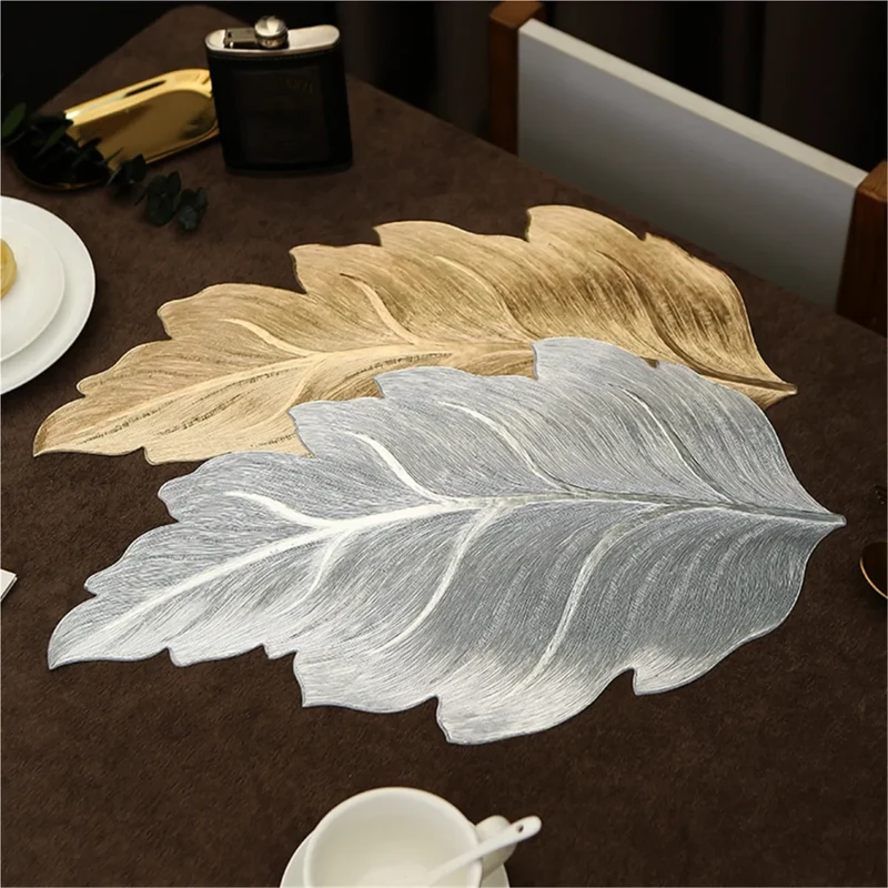 Miomu Individual de Mesa Moderno, Diseño Hoja