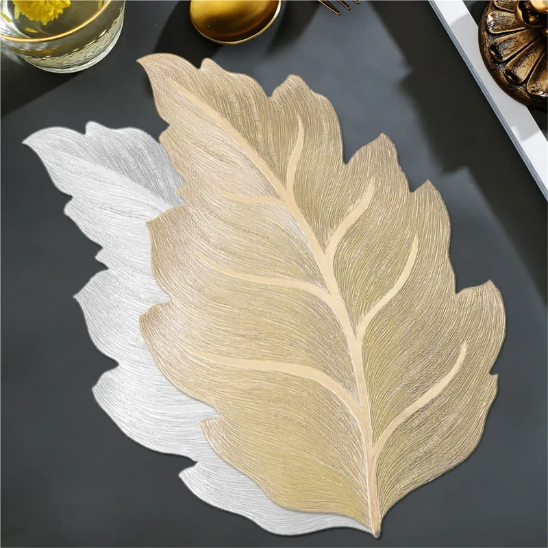 Miomu Individual de Mesa Moderno, Diseño Hoja