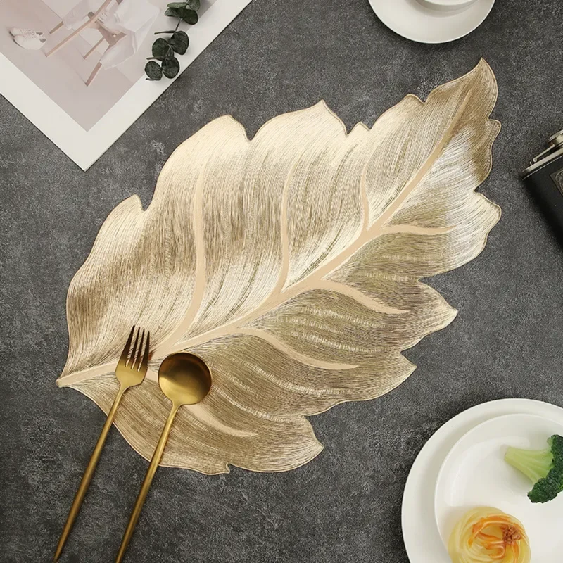 Miomu Individual de Mesa Moderno, Diseño Hoja