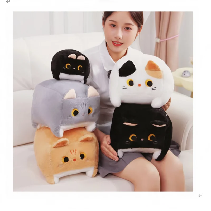 Miomu Almohada Gatito Puffy para Siestas y Abrazos
