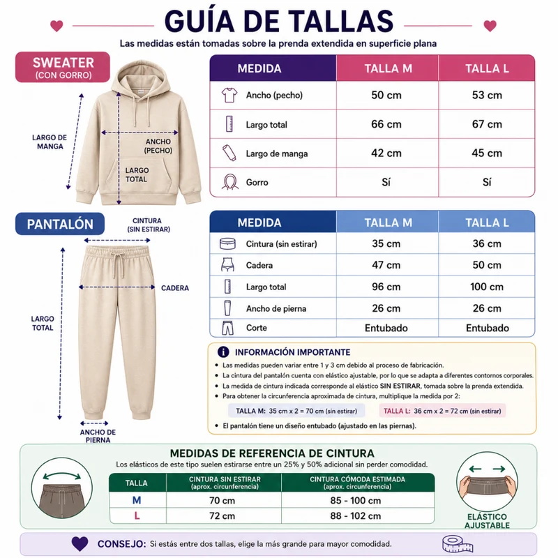 Miomu Conjunto de Jogger y Sudadera Azul para Hombre