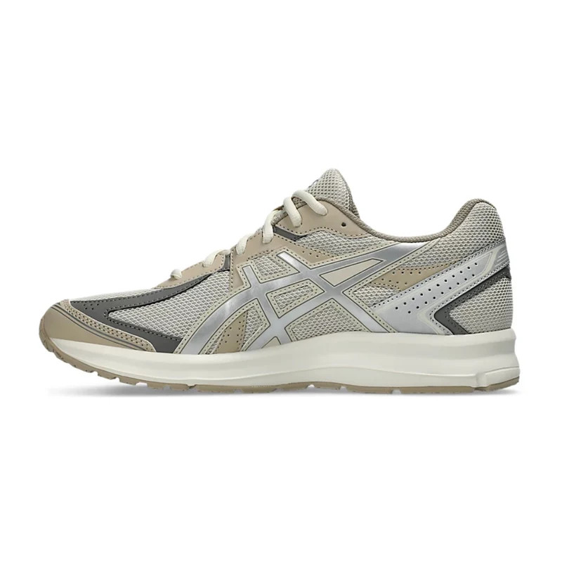 Asics Tenis Jog 100S Crema/Gris/Blanco, para Hombre