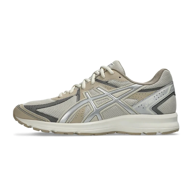 Asics Tenis Jog 100S Crema/Gris/Blanco, para Hombre