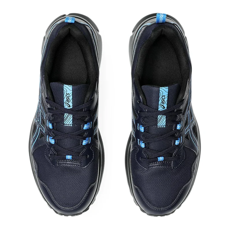 Asics Tenis Trail Scout 3 Negro/Celeste, para Hombre