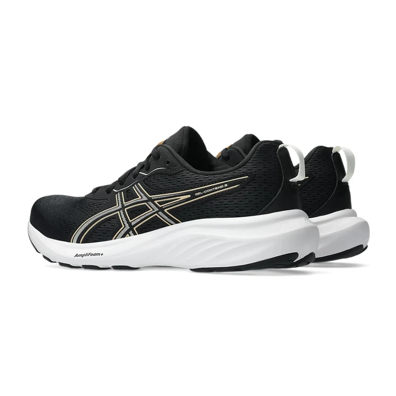 Asics Tenis Gel-Contend 9 Negro/Crema, para Mujer