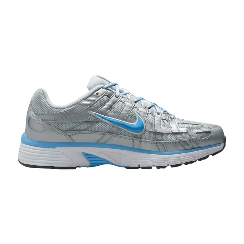 Nike Tenis P-6000 Gris/Celeste, para Hombre