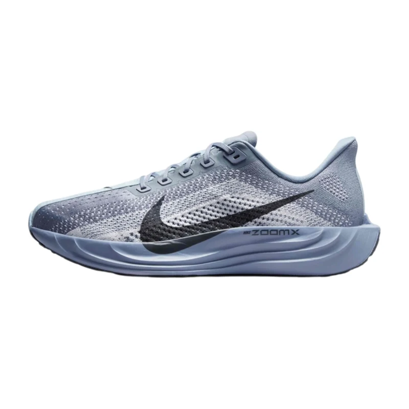 Nike Tenis Pegasus Plus Celeste/Gris/Negro, para Hombre