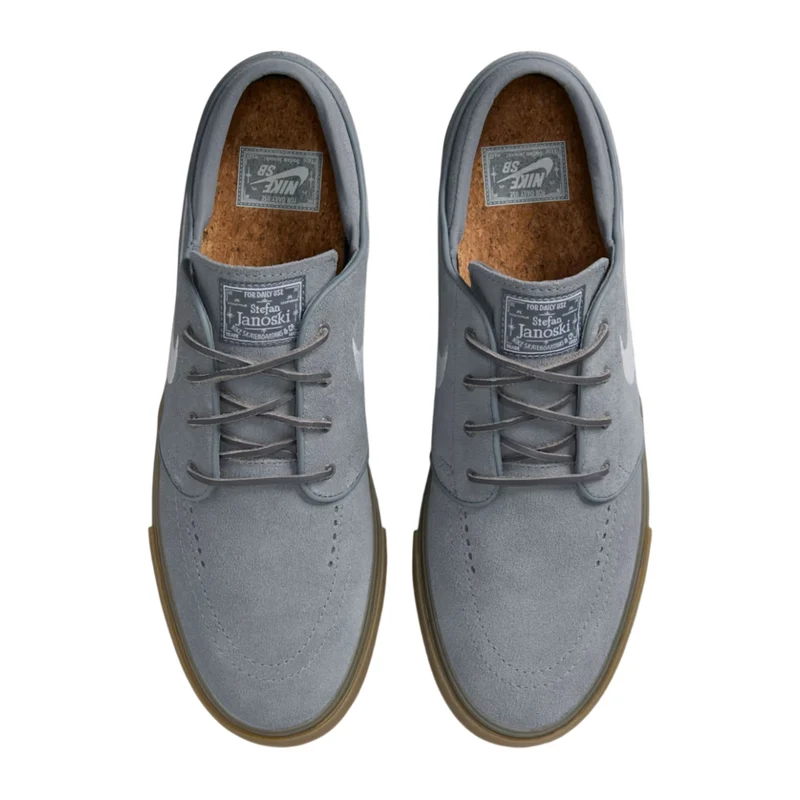 Nike Tenis SB Zoom Janoski OG+ Gris/Blanco, para Hombre