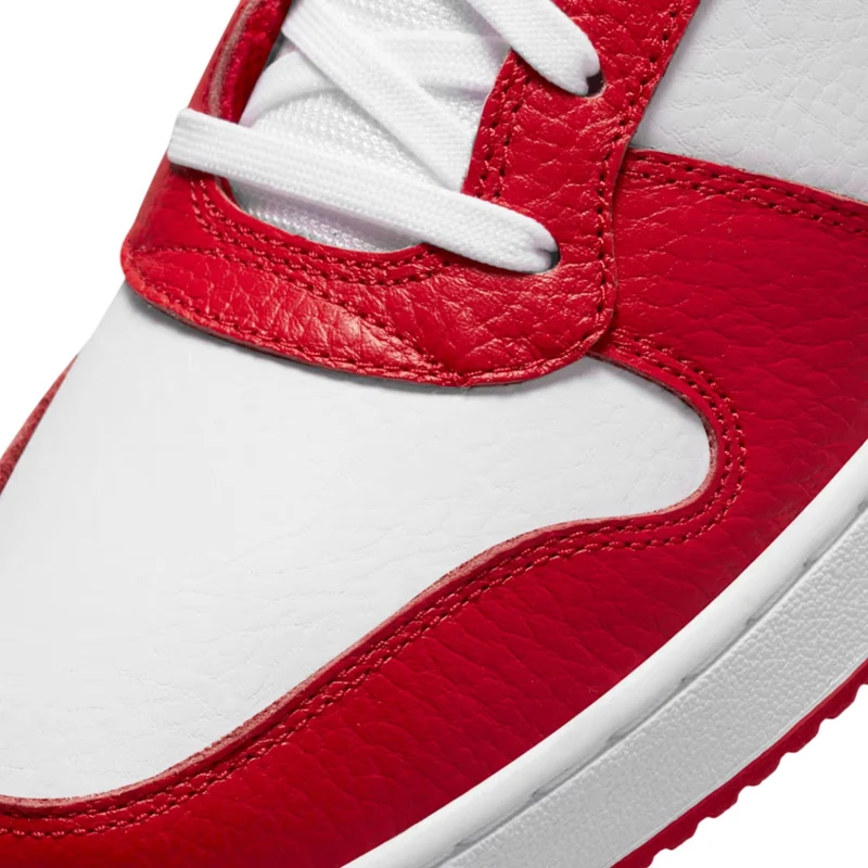 Nike Tenis Ebernon Low Premium Rojo/Blanco, para Hombre