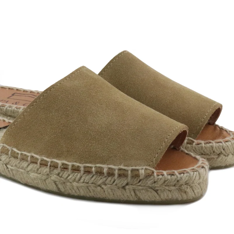 Zueco camel ZUECOPLANO Pepa & Cris