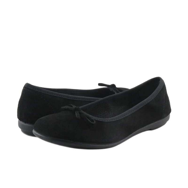 Bailarina serraje negro 1403 Vulladi