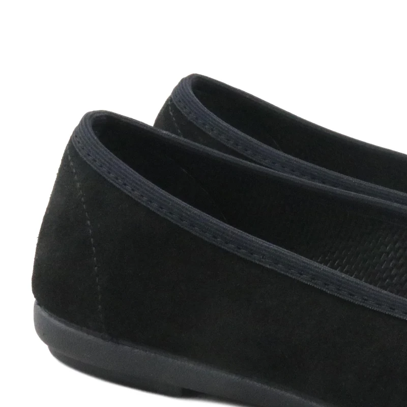 Bailarina serraje negro 1403 Vulladi