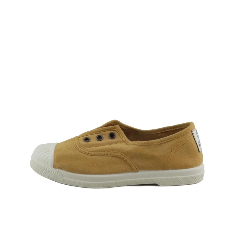 Zapatilla mostaza LONA470 Natural World