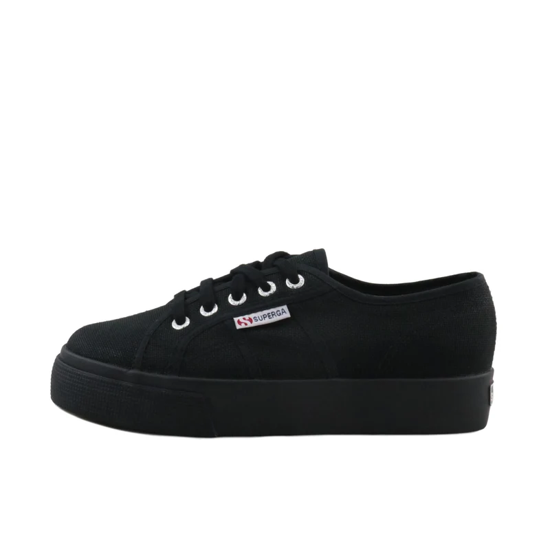 Zapatilla total negro 2730COTU Superga
