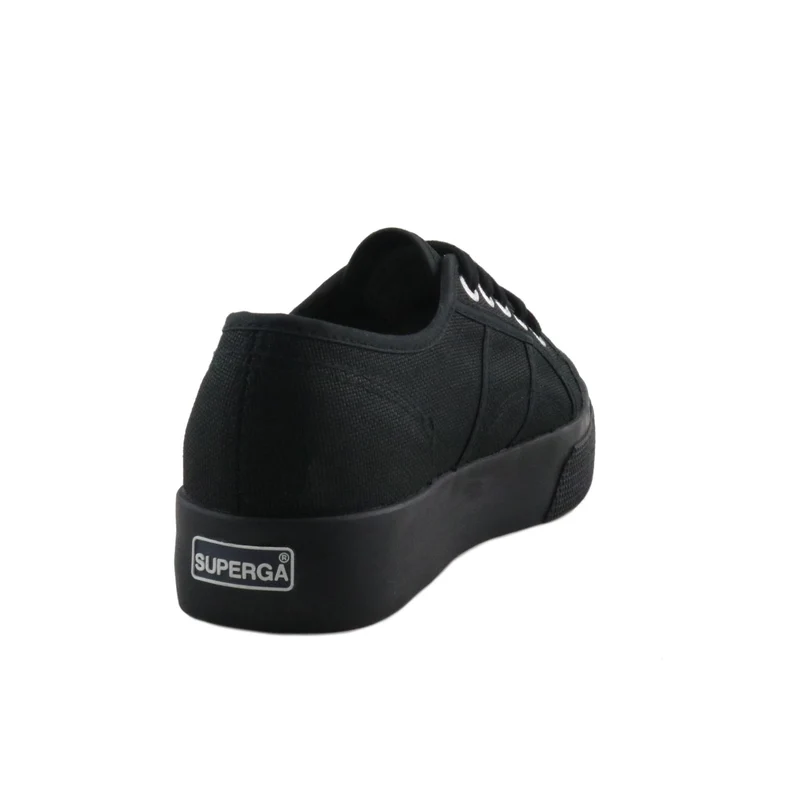 Zapatilla total negro 2730COTU Superga