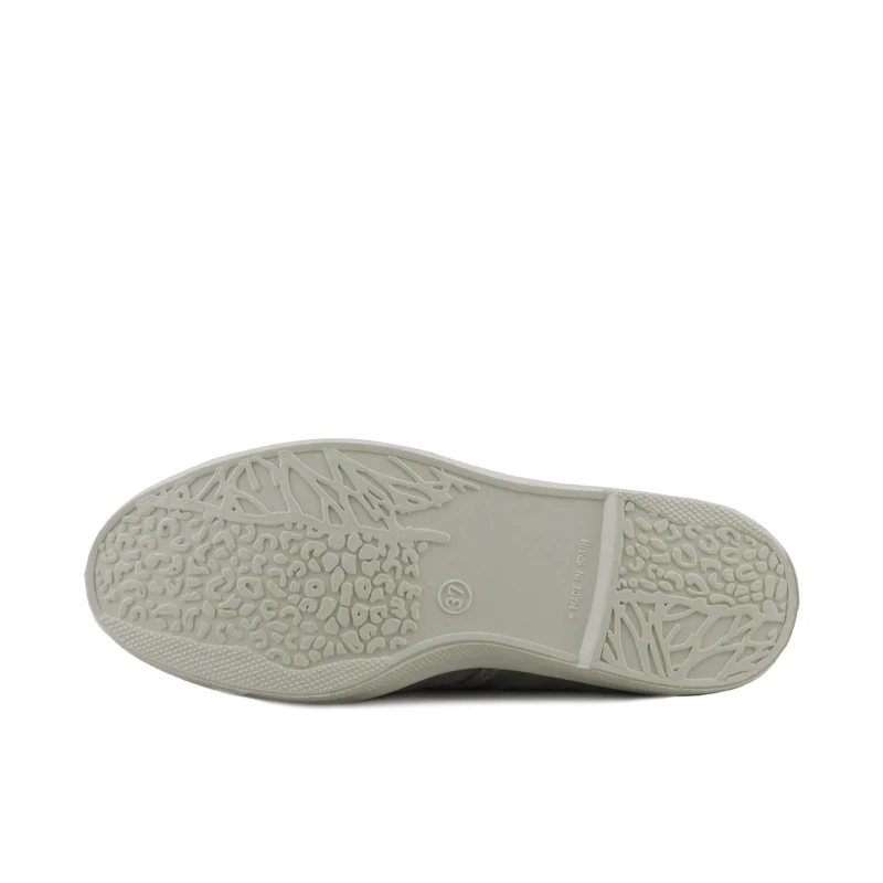 Zapatilla gris claro lavado LONA102 Natural World