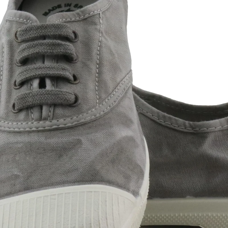 Zapatilla gris claro lavado LONA102 Natural World