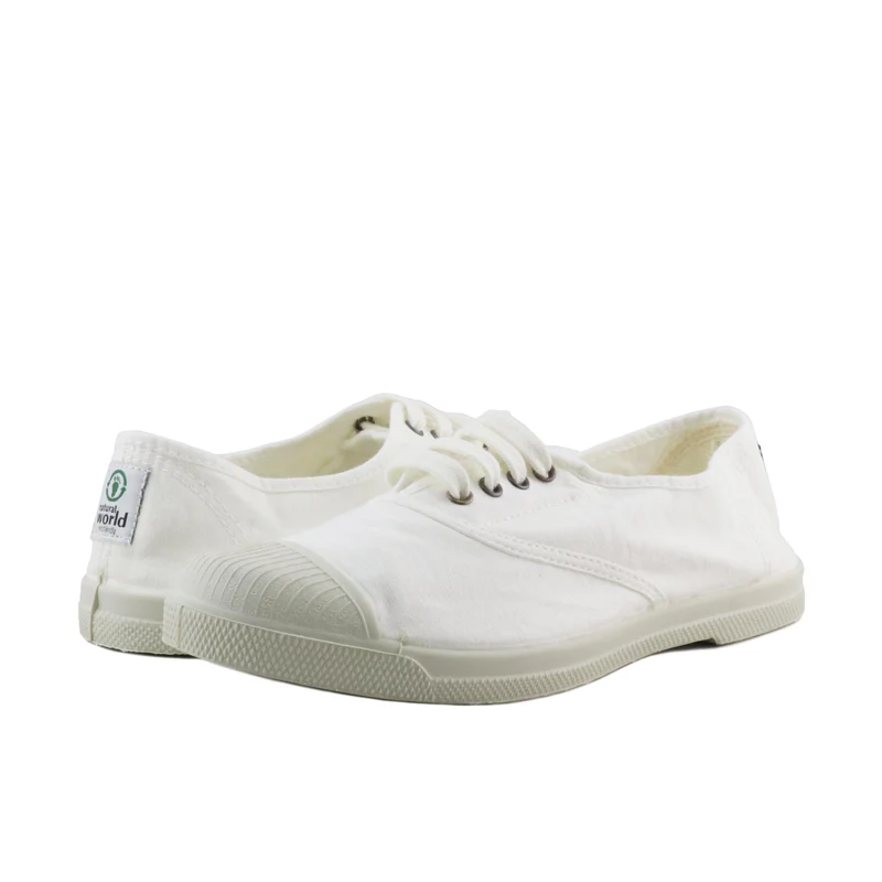 Zapatilla blanca LONA102 Natural World