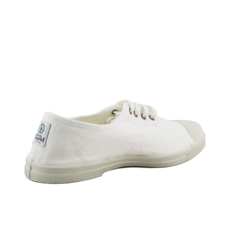 Zapatilla blanca LONA102 Natural World