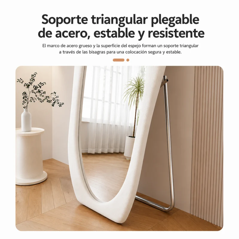Miomu Espejo de Cuerpo Entero Acolchado