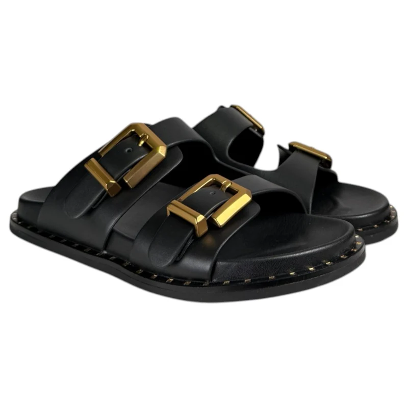 Sandalias Alpe Pala Hebillas 55761705 Negro