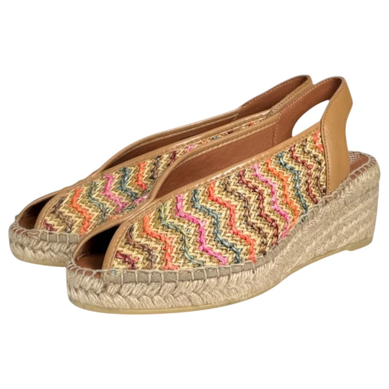 Sandalias de Esparto Viguera Ochentera 2298 Beig