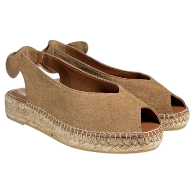 Sandalias de Esparto Viguera Vitelo 2232 Whisky