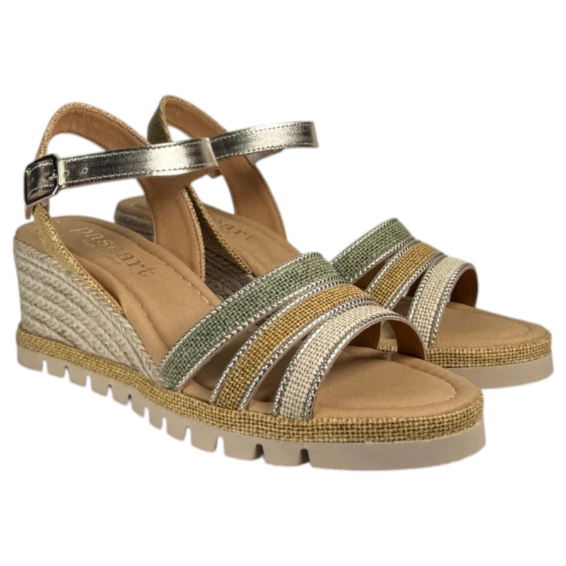 Sandalias de Esparto Paseart MT/ES968 Mostaza