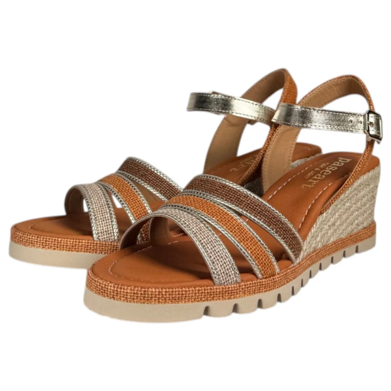 Sandalias de Esparto Paseart MT/ES968 Camello