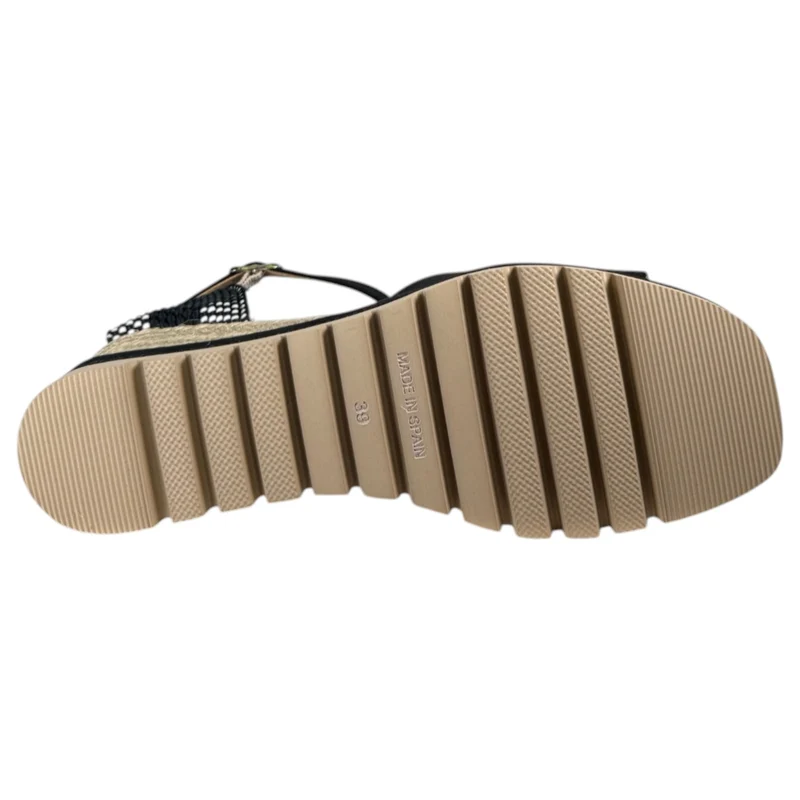Sandalias de Esparto Paseart SR/T969tb Negro