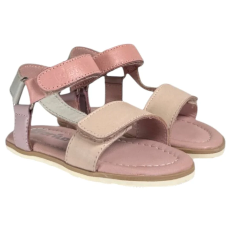 Sandalias Gorila Exagon Barefoot 79602 Oro Beige Rosa