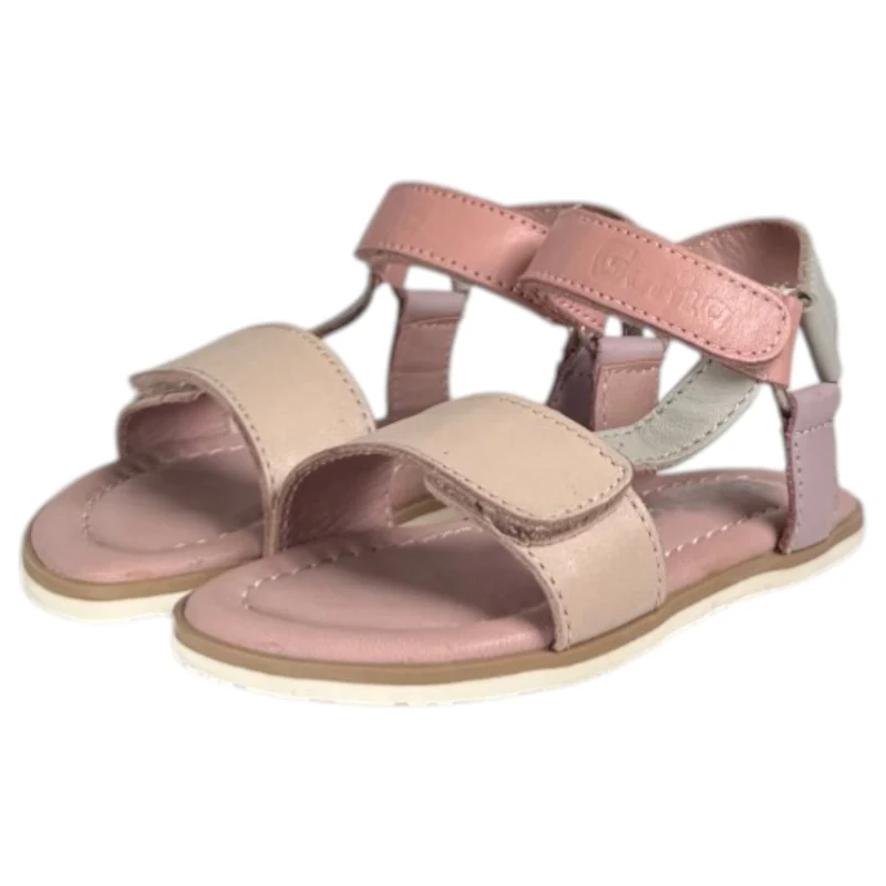 Sandalias Gorila Exagon Barefoot 79602 Oro Beige Rosa