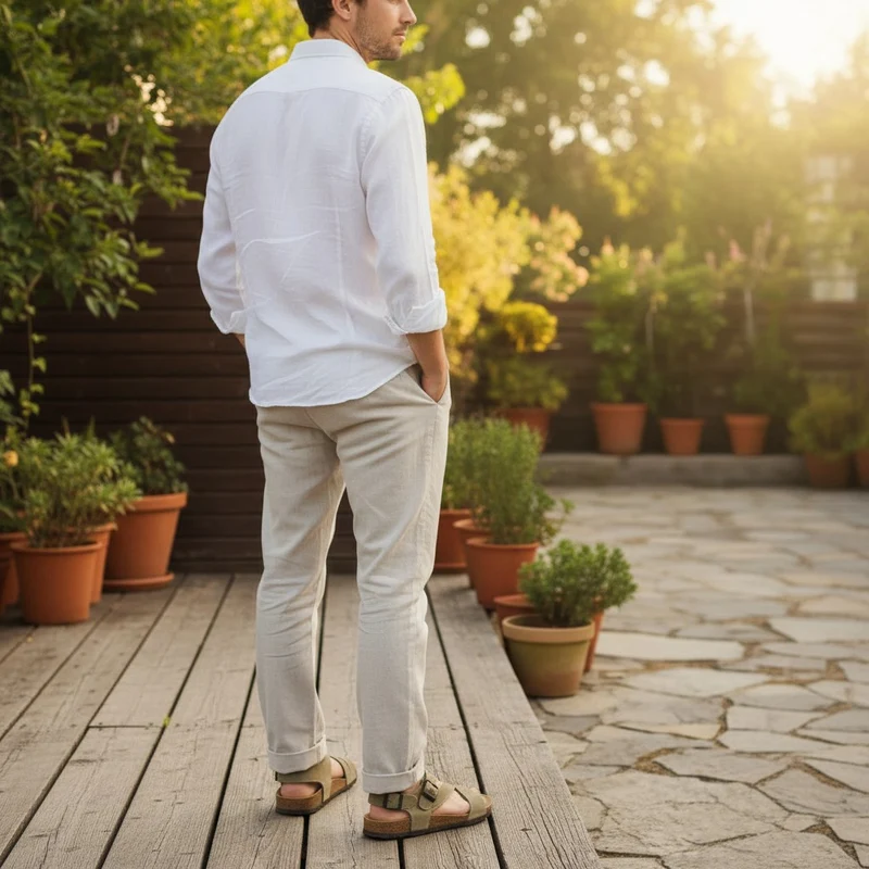 Sandalias Interbios 9557 Serraje Kaki