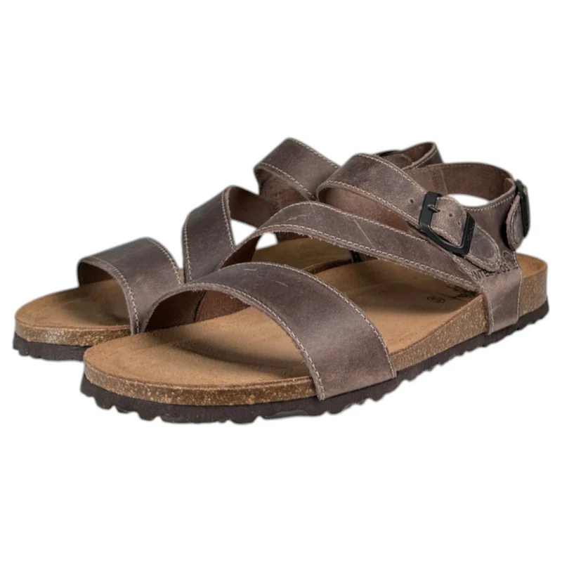 Sandalias Interbios 9557 Pardo