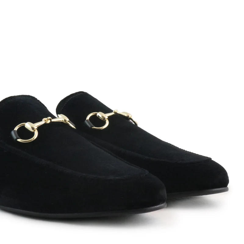 Mocasín negro VENEZIA Castellano