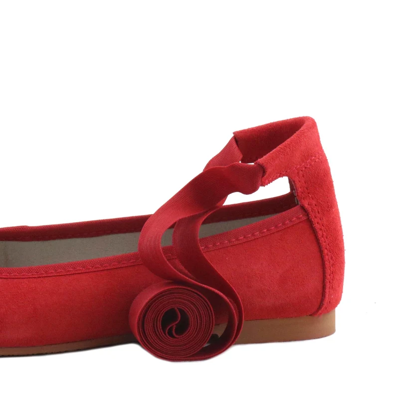 Bailarina serraje rojo CINTI Jeromín