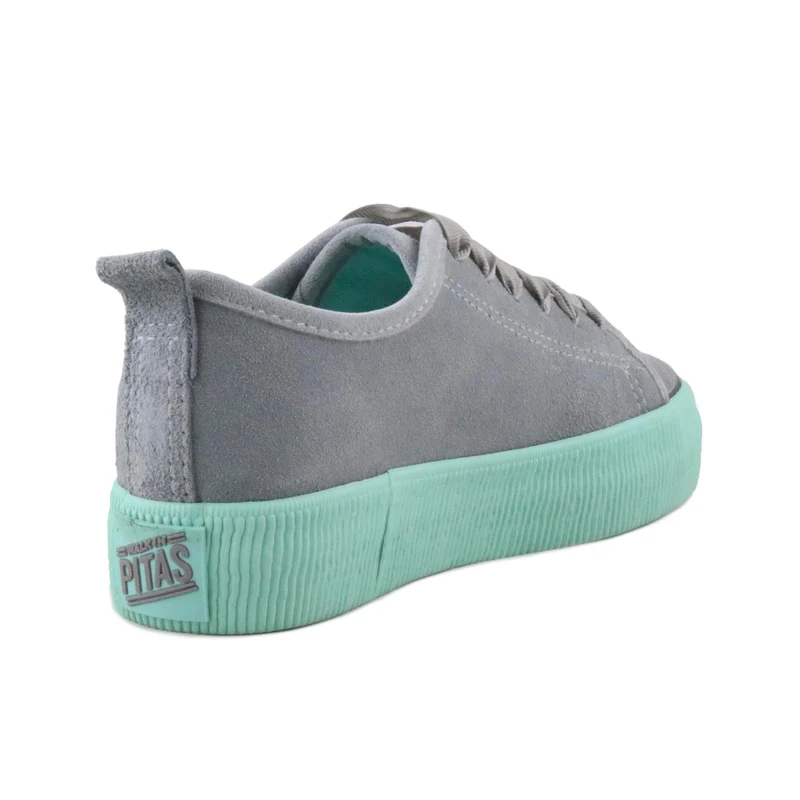 Zapatilla serraje gris 180 Walk in Pitas