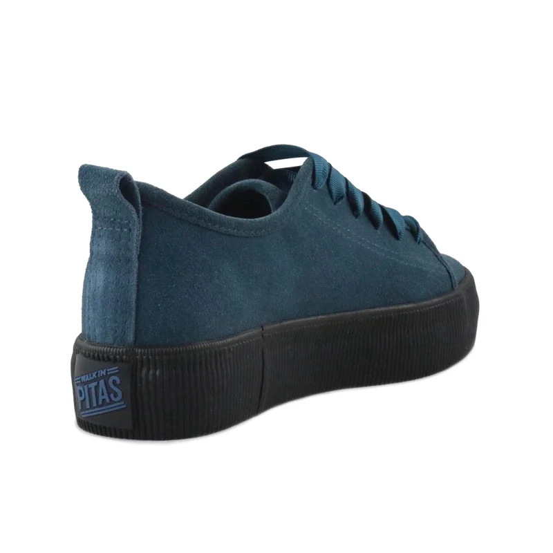 Zapatilla serraje azul 180 Walk in Pitas