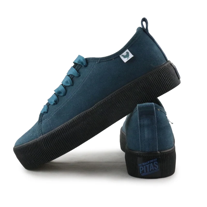 Zapatilla serraje azul 180 Walk in Pitas