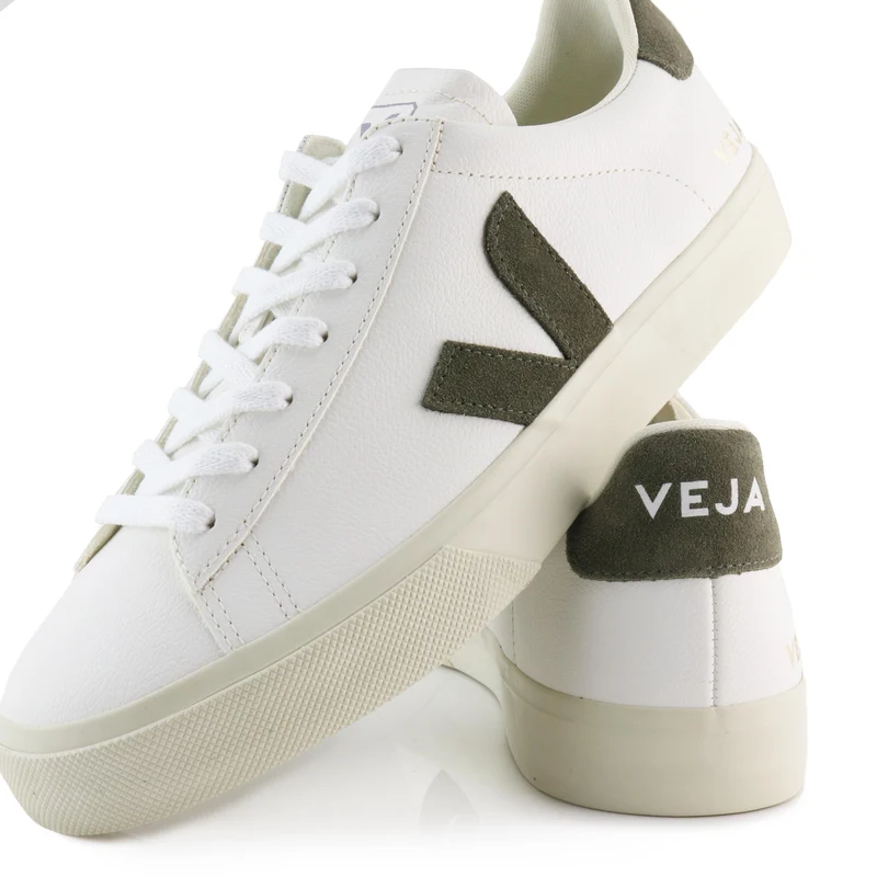 Deportiva blanco/kaki CAMPO Veja