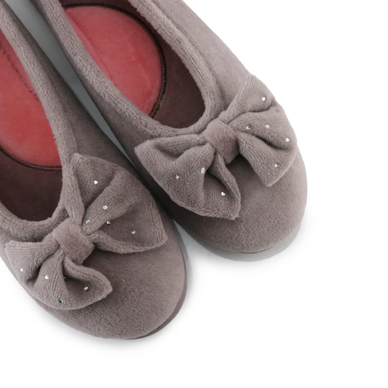 Zapatilla casa taupe 97262 Isotoner