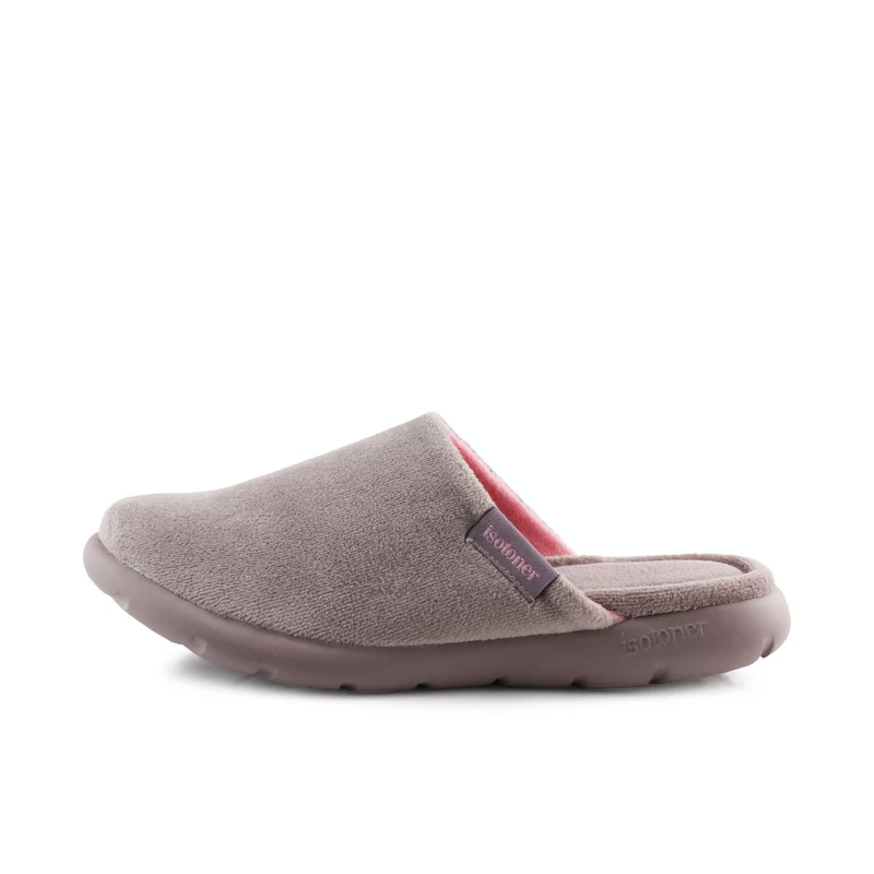 Zapatilla casa taupe 93812 Isotoner