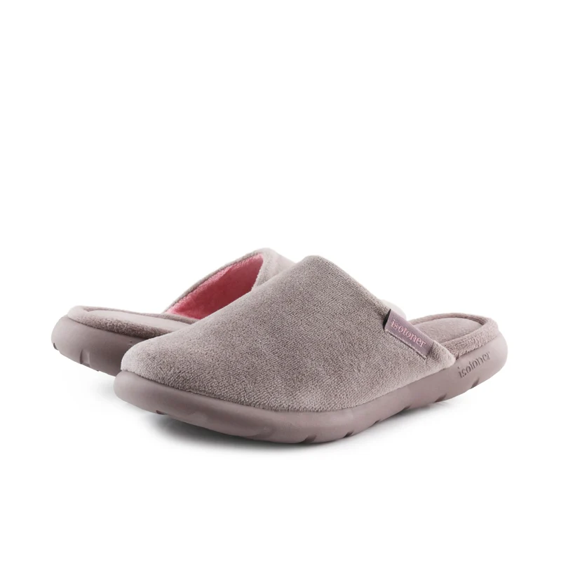 Zapatilla casa taupe 93812 Isotoner