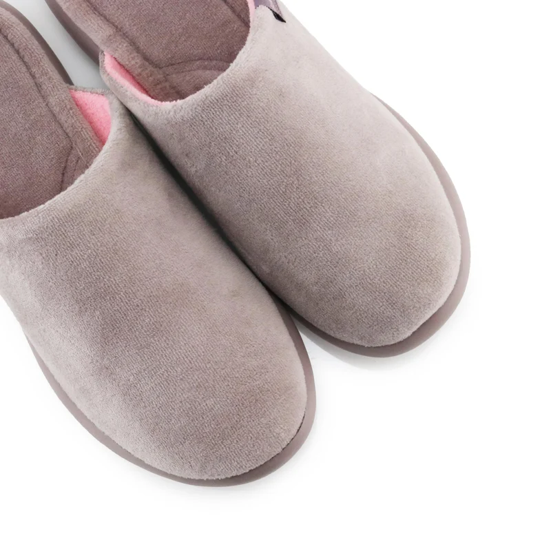Zapatilla casa taupe 93812 Isotoner