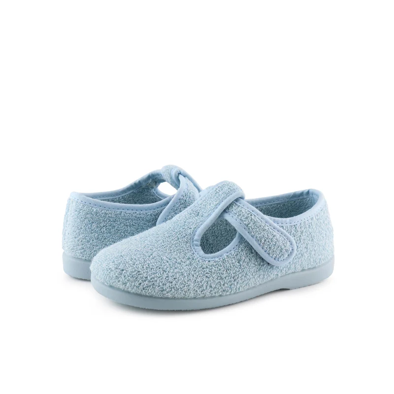 Zapatilla casa celeste 3112 Vulladi